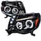 Spec-D Tuning 05-11 Toyota Tacoma Halo LED Projector Smoke 2LHP-TAC06G-TM - alternate 1